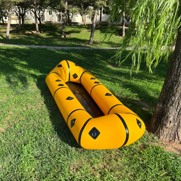 

Надувная лодка ПВХ 2023 года, новая модель, легкая, для сплава по бурной воде, одноместная, распродажа