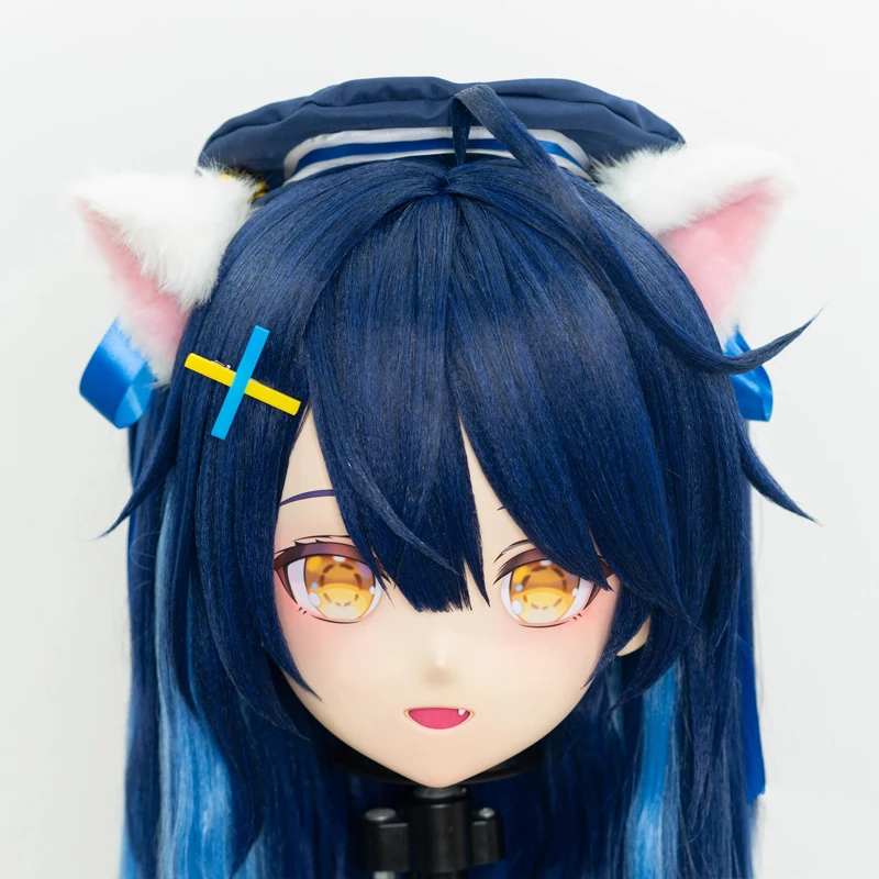 

Handmade Customize Full headband lock Doll Cartoon Character Kig Cosplay Kigurumi Mask Resin Japanese Anime Kigurumi Masks