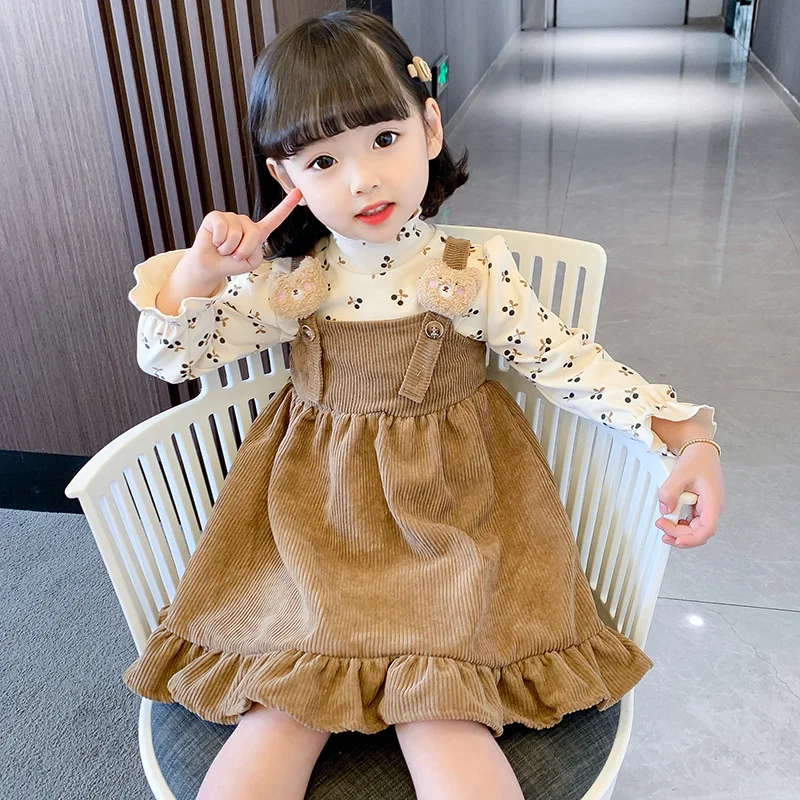 Girls' dresses Spring and Autumn 2024 new fashion spring children's fashion little girl baby spring dress