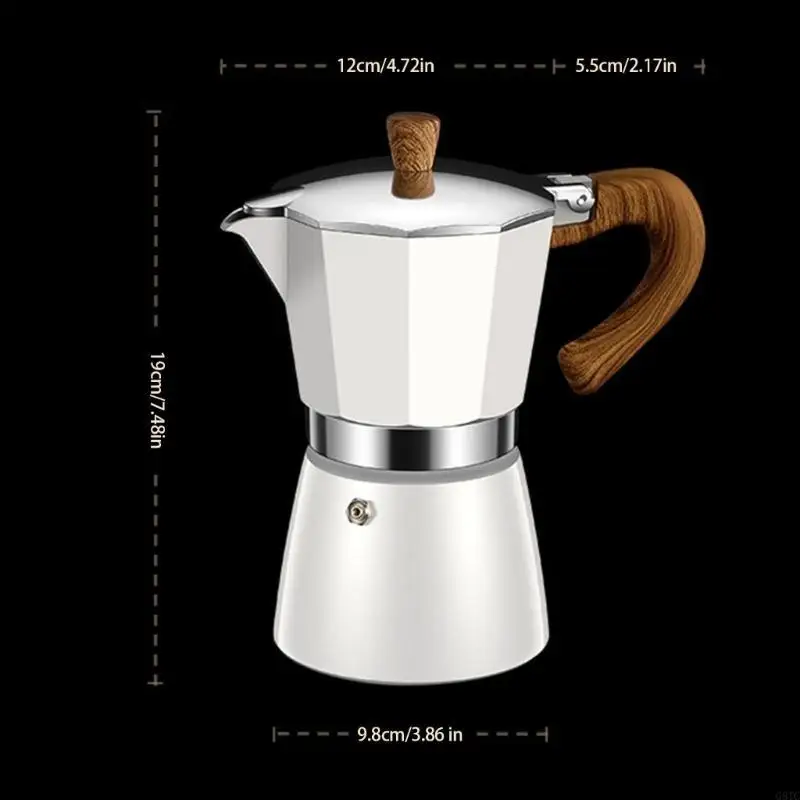 G8TC из нержавеющей стали из нержавеющей стали Mocha Container Coffee Potsts Итальянский стиль кофейный пивоварение для газа и