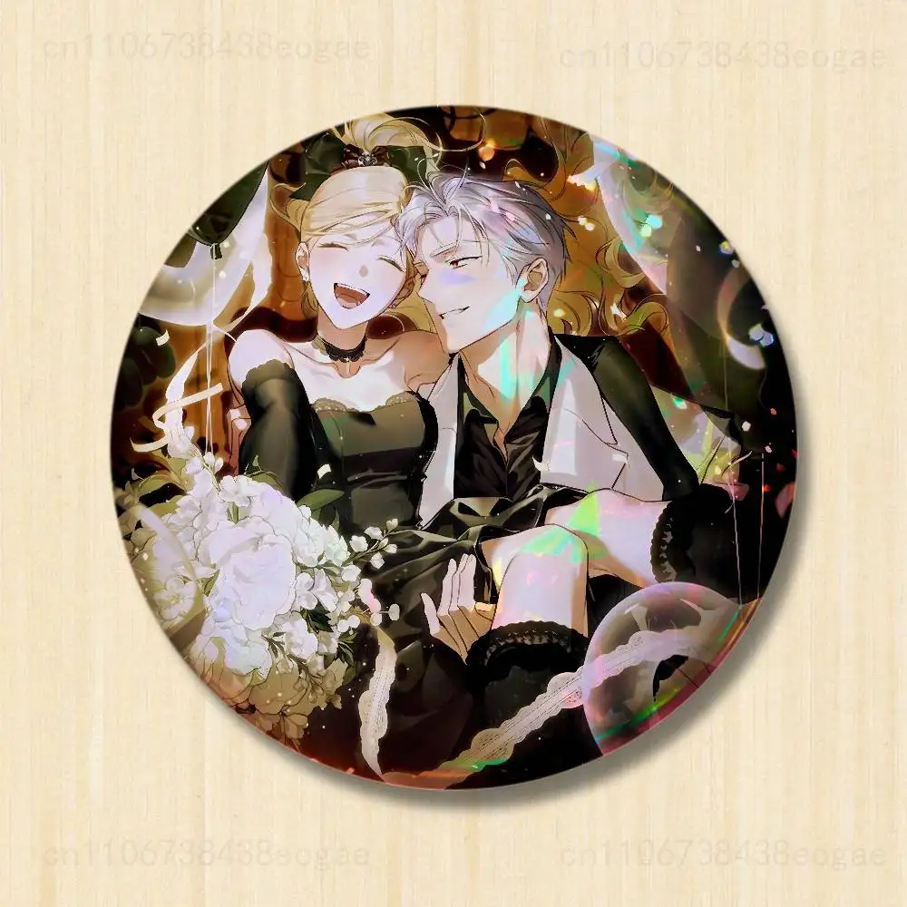 How To Win Comics My Husband Over Brooches Creative Round Badge Gifts Pins 25/32/44/58/75mm