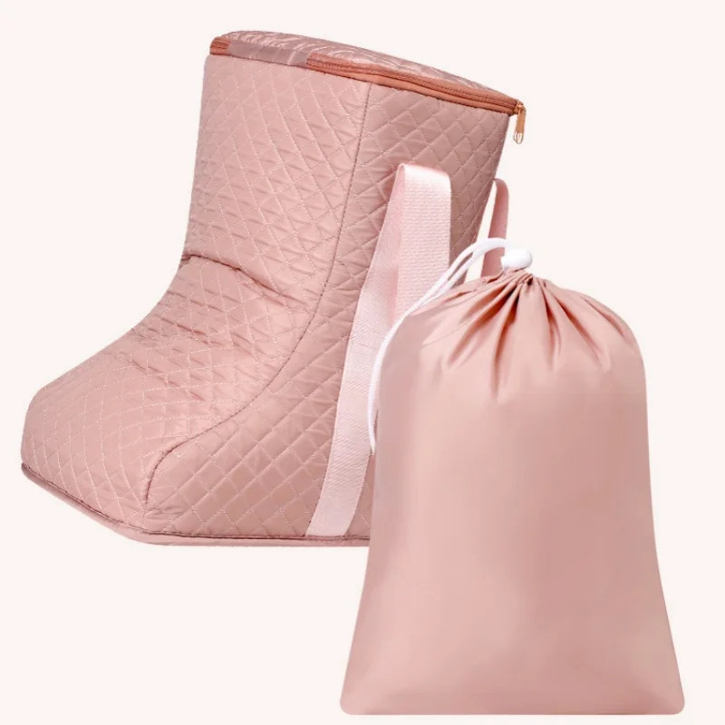 

Portable Foldable Foot Bath Basin Shoe Shaped Foot Soaking Bucket Thickened Deepened Insulation Feet Bag for Soaking Feet Travel