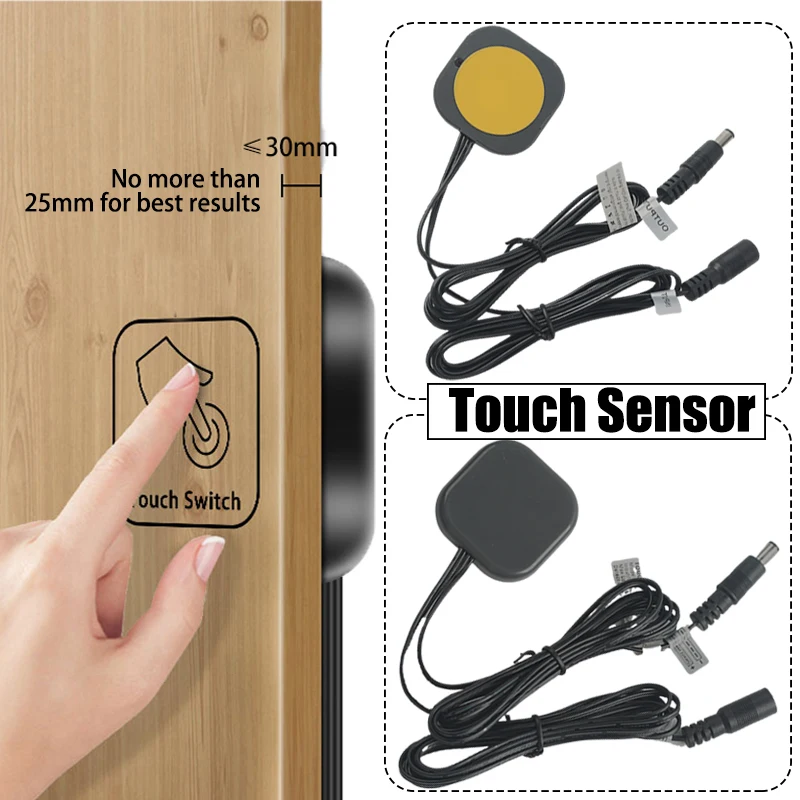

DC5V-24V 60W Touch Sensor Switch LED Light Smart Touch Dimming Sensor Switch, For LED Light/Home Atmosphere Lighting Decoration