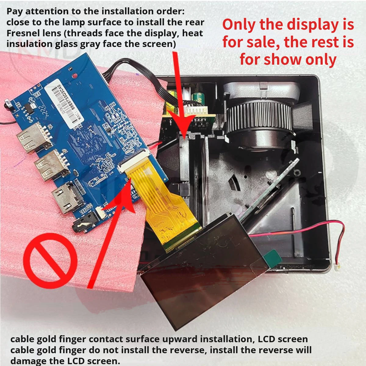 

Magcubic HY300 Projector LCD Screen ZTW-269HD720P-V01 Z269HD720G-V01 HD Projection Repair Replacement Screen