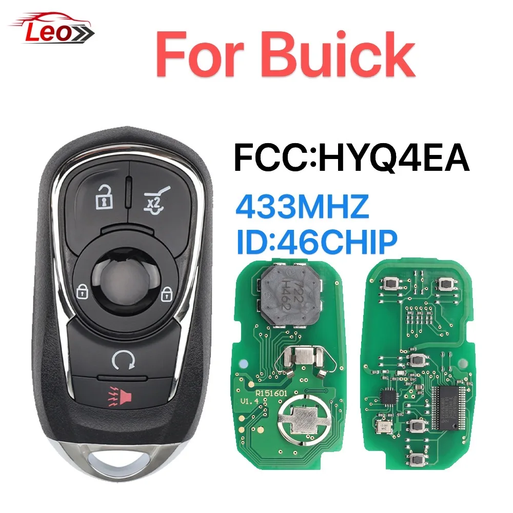 

Leo Remote for Buick Envision LaCrosse 2017 2018 2019 ENCORE HYQ4EA Keyless Go 433MHZ ID:46CHIP