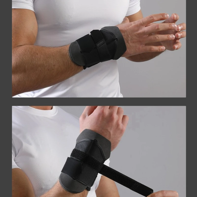 Double Compression Wrist Support Brace Thickened Sponge Elastic Wrap Adjustable Sports Protection Daily Use For Football Players
