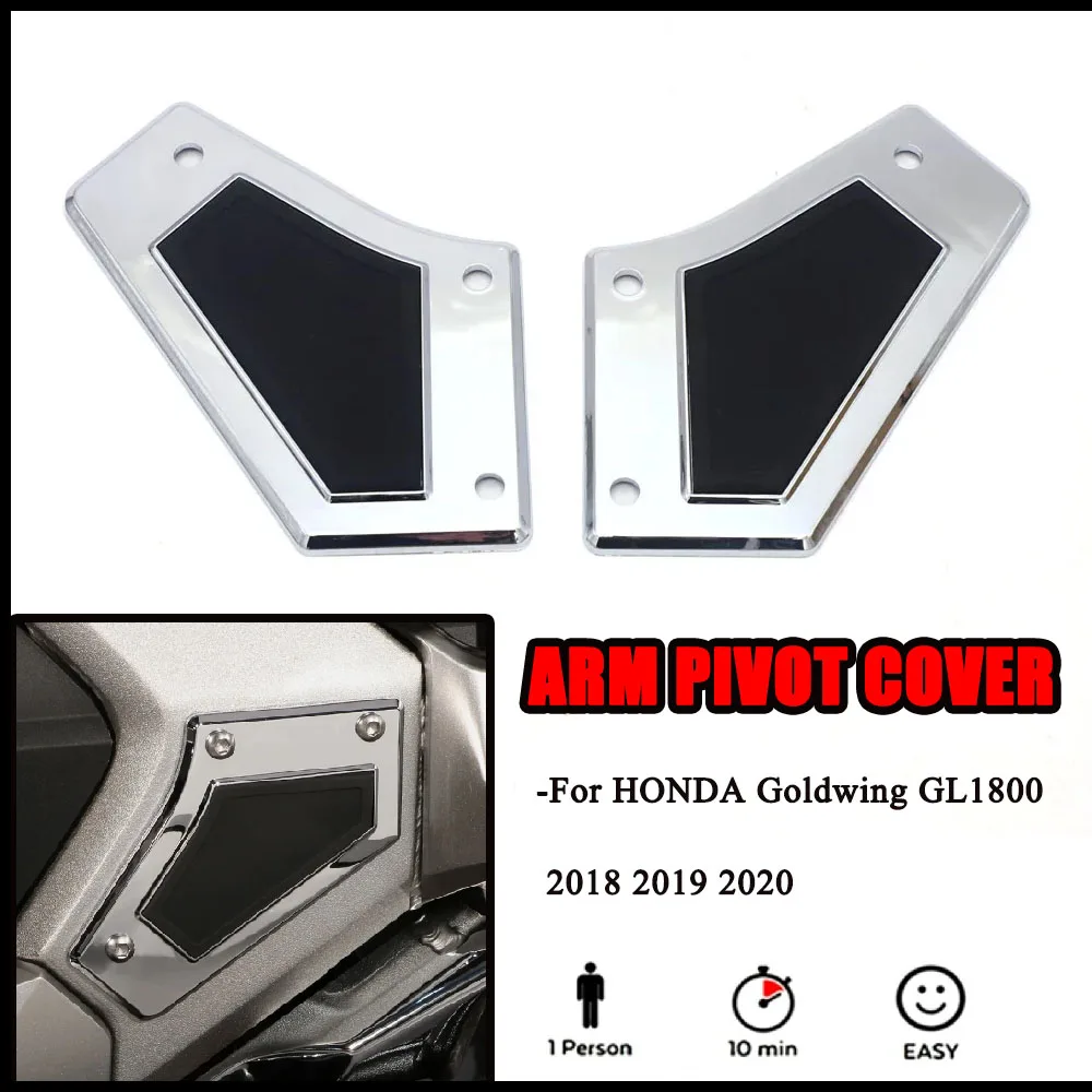 

Chrome Motorcycle Accessories Swingarm Pivot Covers Case Decorative Trim Cover GL1800NewFor HONDA Goldwing GL1800 2018 20192020
