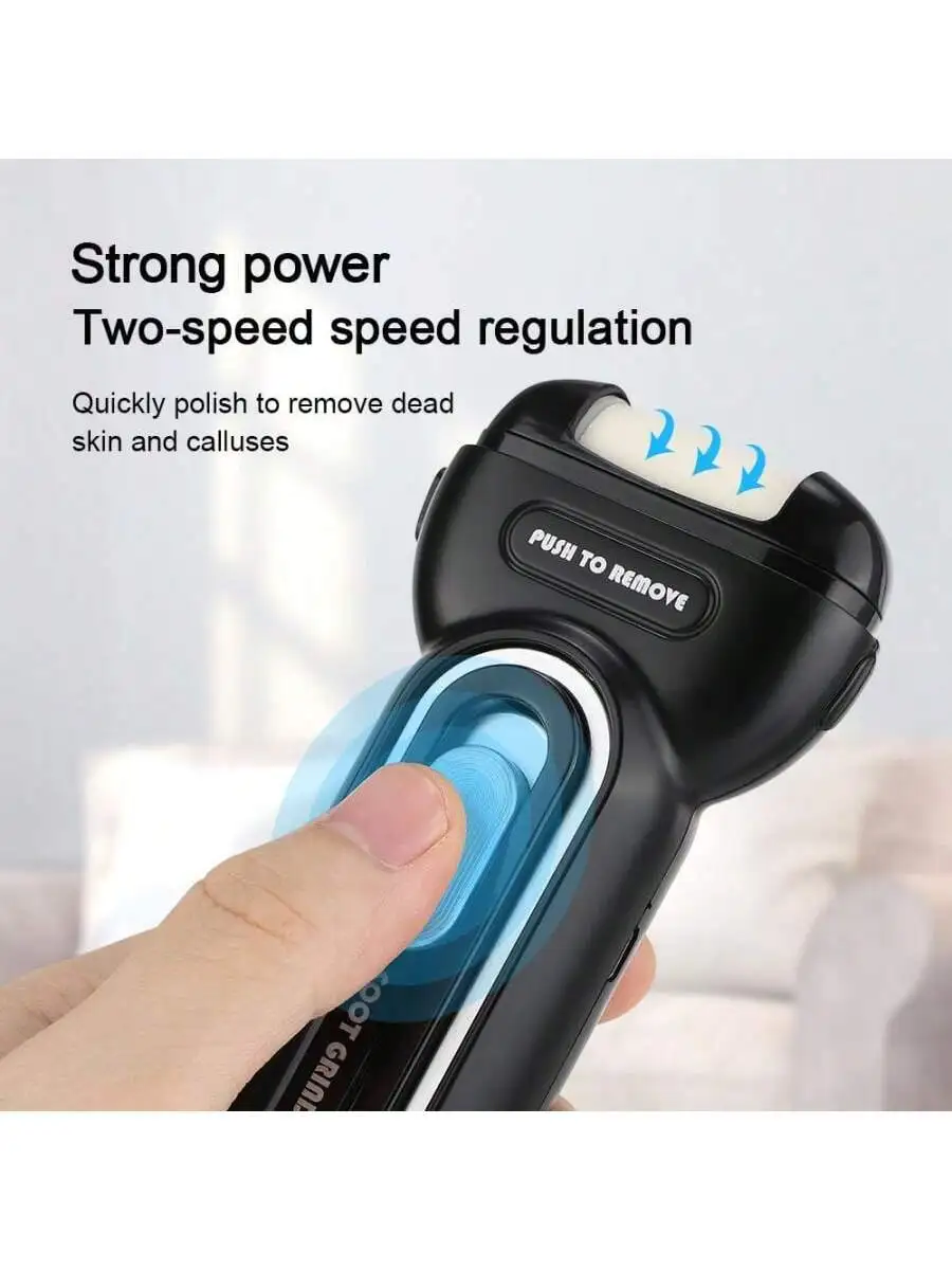 Herramientas de pedicura de molienda recargables por USB, Lima para pies, eliminador de callos, cuidado de la piel del pie