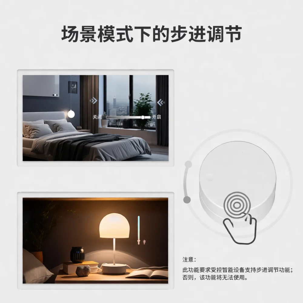 MoesHouse Tuya Zigbee Smart Scene Switch Wireless Knob Button Remote Dimmer Home Automation Lighting Controller App Control