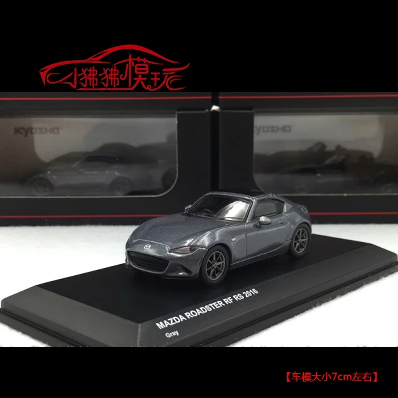 KYOSHO 1/64 Mazda Roadster RF Convertible Sportwagen MX-5 Auto Model Legering Simulatie Statische Display Model Jongen Collectie Geschenken