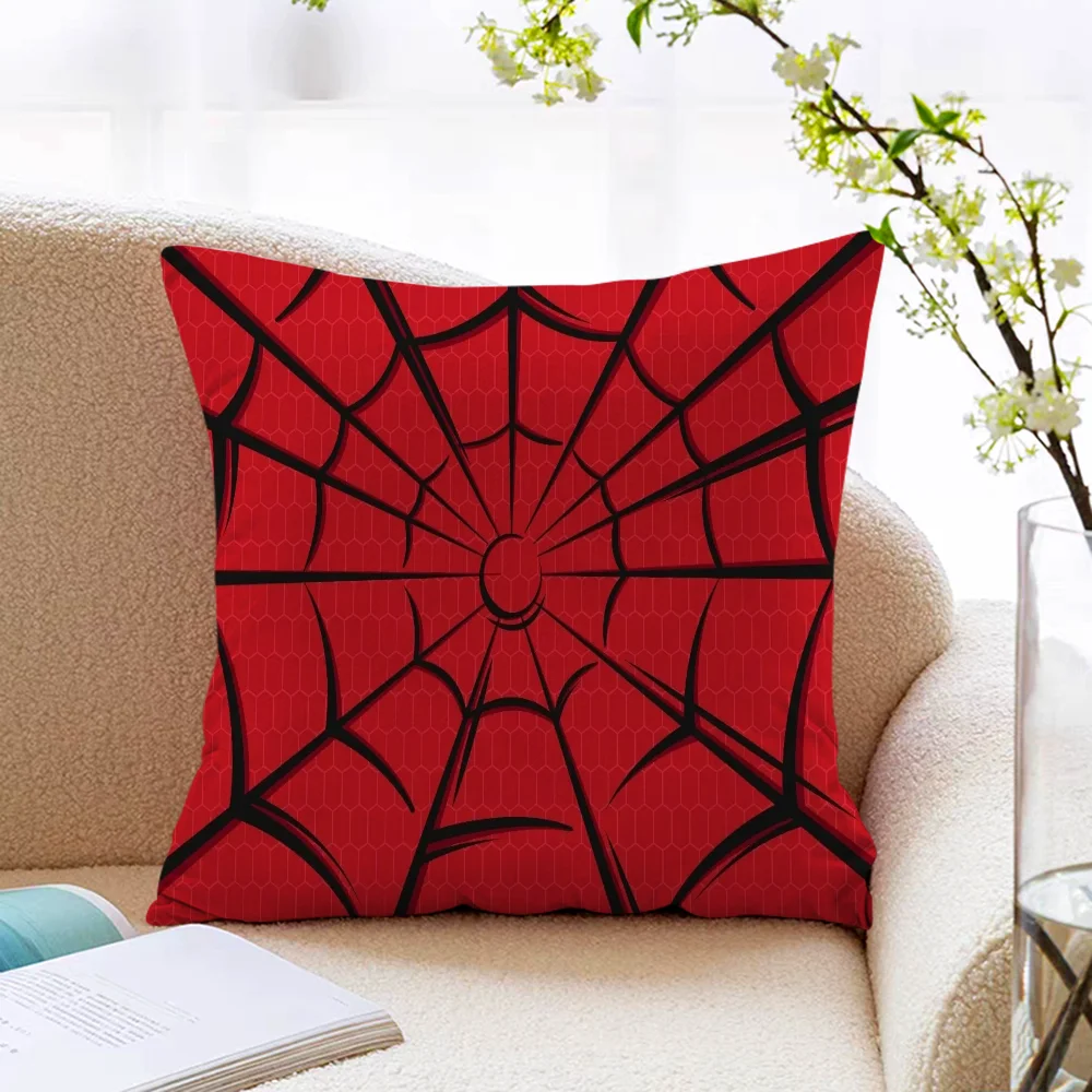 Экологичные декоративные наволочки из полиэстера/хлопка с рисунком паутины CSMY, класс A