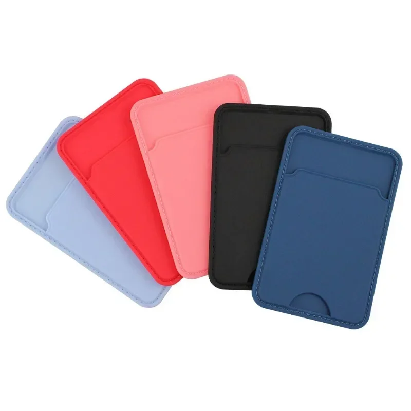 Mobile Phone Self-Adhesive Sticker Card Sleeves Phone Wallet Case Stick on ID Credit Card Holder Cellphone Pocket for Women Men