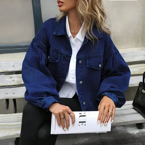 8 best sales महिलाओं की डेनिम जैकेट - №7