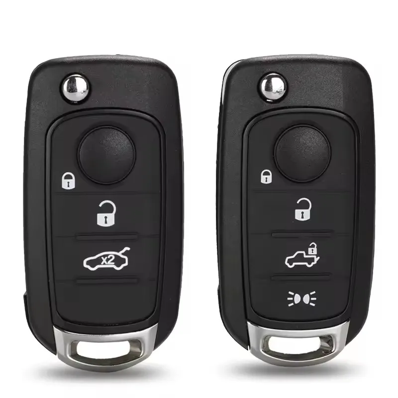 KEYECU Replacement Flip Remote Key Case Shell 3B/4B for Fiat 500X Egea Tipo Tprp Freedom Doblo Argo Nuovo Grazie 2016 2017 2018