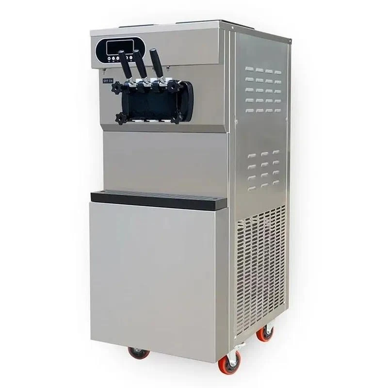 Industrial Ice Cream Machine Accessories Real Fruit Mixer Mixing Bowl Soft Double Compressor Reducer