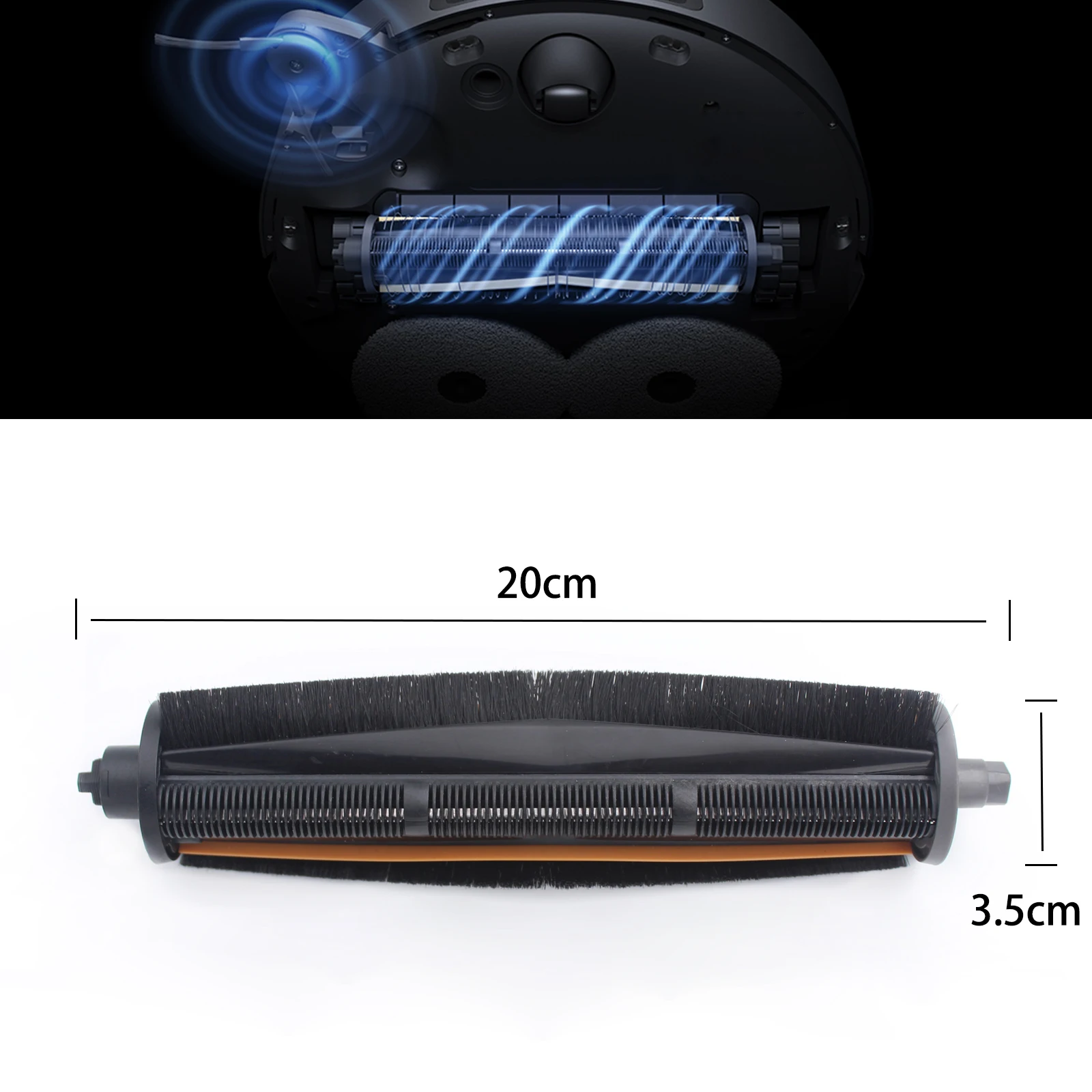 Anti-Tangle Main Brush for Dreame Robot Vacuum 2