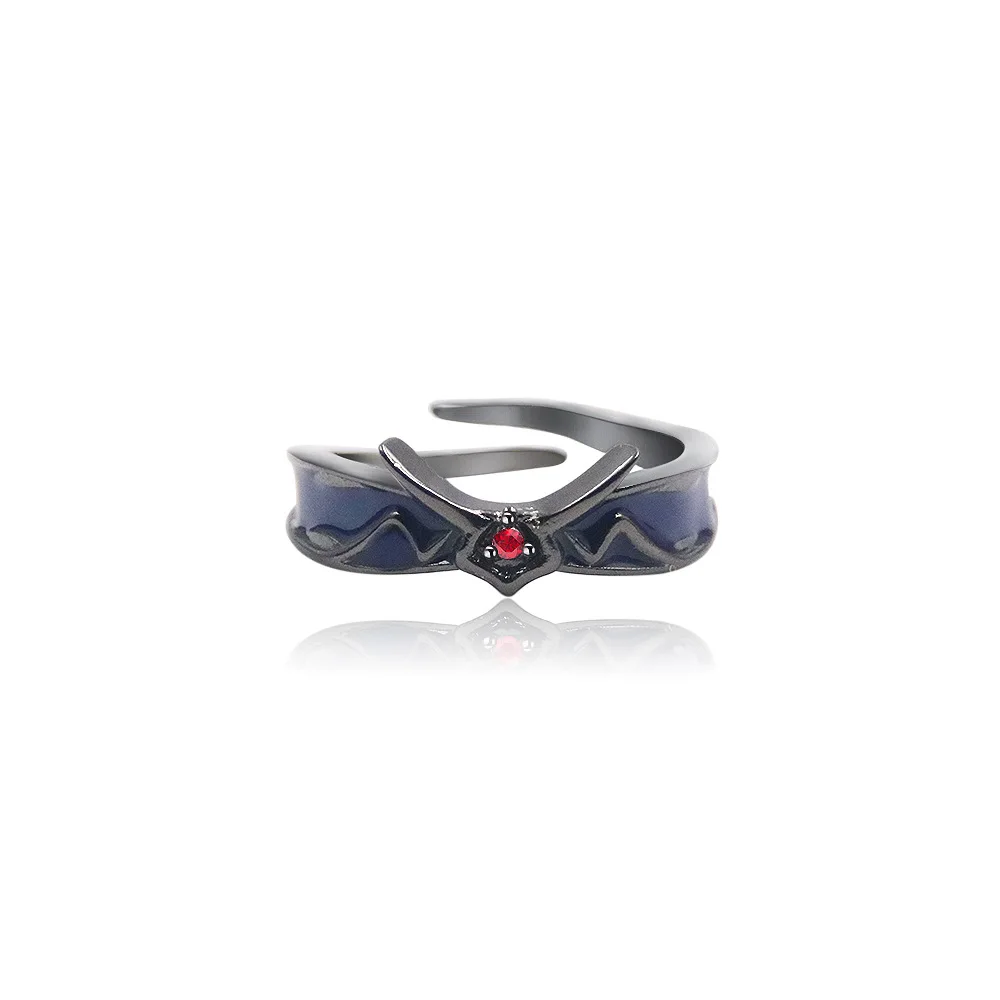 Code Geass Unisex Lelouch Suzaku Paar-Ring-Set, beste Freunde, Rivalen, Anime-Sammlerstück, Cosplay-Requisite für Halloween-Party