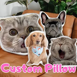 Custom Pets Cushion Personalized Filling Pets Photo Cushion DIY Pillow for Putting Picture of Cats and Dogs Home Decor