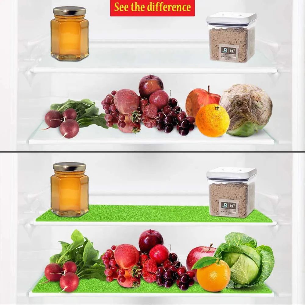 

Vegetable Food Fresh Keeping Mat Refrigerator Drawer Absorbent Sponge Anti-corrosion Pad Fruit Mildewproof Fridge Mats