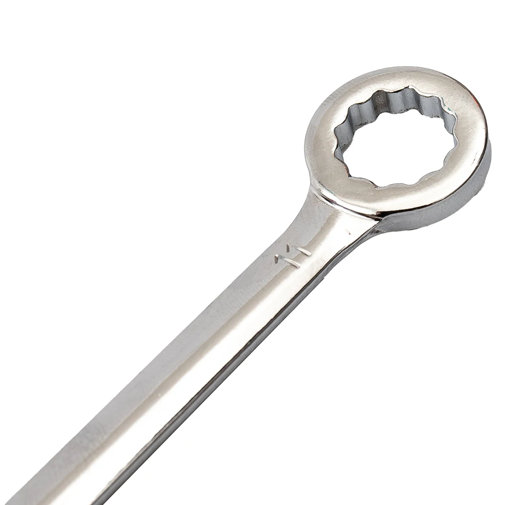 10pcs Metric SAE Wrench Set, Heat Treatment, Quick Access, Steel Material, Suitable For Fasteners And Nuts, Silver Color