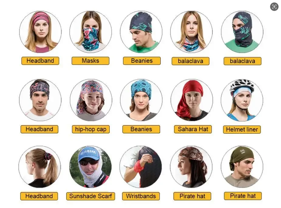 National Flag Magic Scarf Men Cycling Seamless Balaclava Head Scarves Outdoor Sports Headband Neck Warmer Bandanas Face Mesh