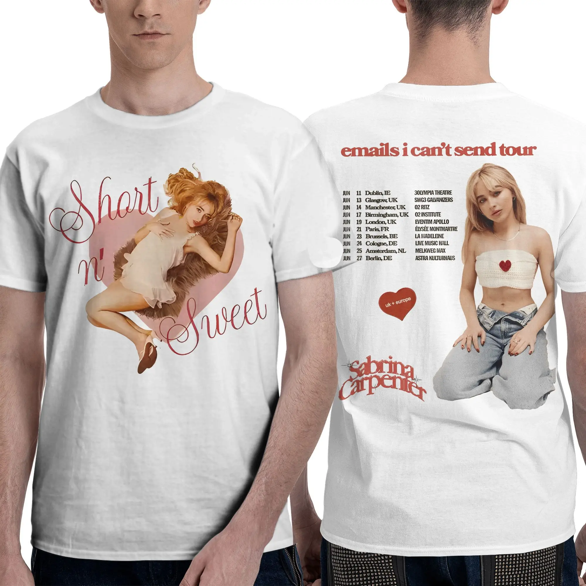 

Короткая футболка Sabrina Carpenter Album, винтажные топы с короткими рукавами, летние хлопковые топы с круглым вырезом, одежда больших размеров 5XL