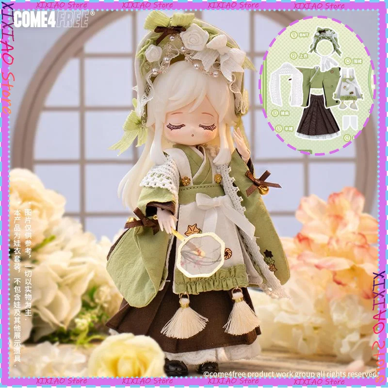 

Original Come4Free Sweet Series Matcha And Fruits 1/12 BJD Doll Clothes Toy Accessories Japanese Anime Style Girl Figure Outfit