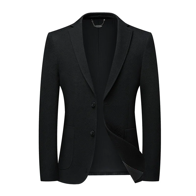 

1-A132 Men's Young and Middle-aged Business Suit Men's Casual Fashion Spring and Autumn Single Western Suit Jacket