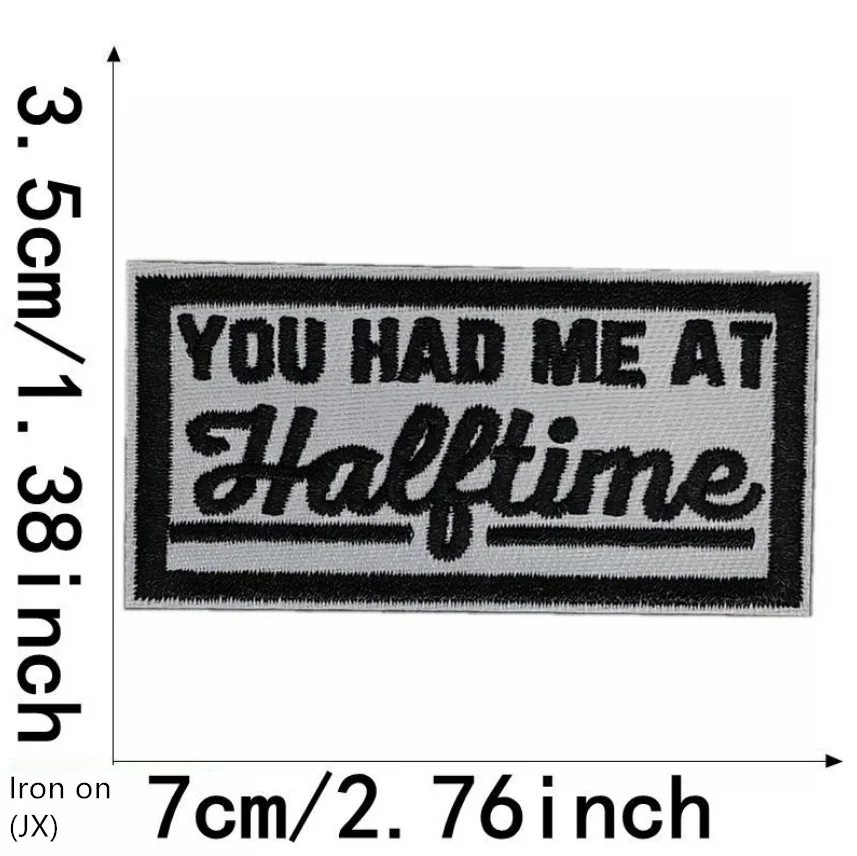 10 Pcs Popular Words Badges Embroidered Patches Iron On Clothing Hat Bag Shoe Repair Material Phone Gift Box Decor DIY Accessory