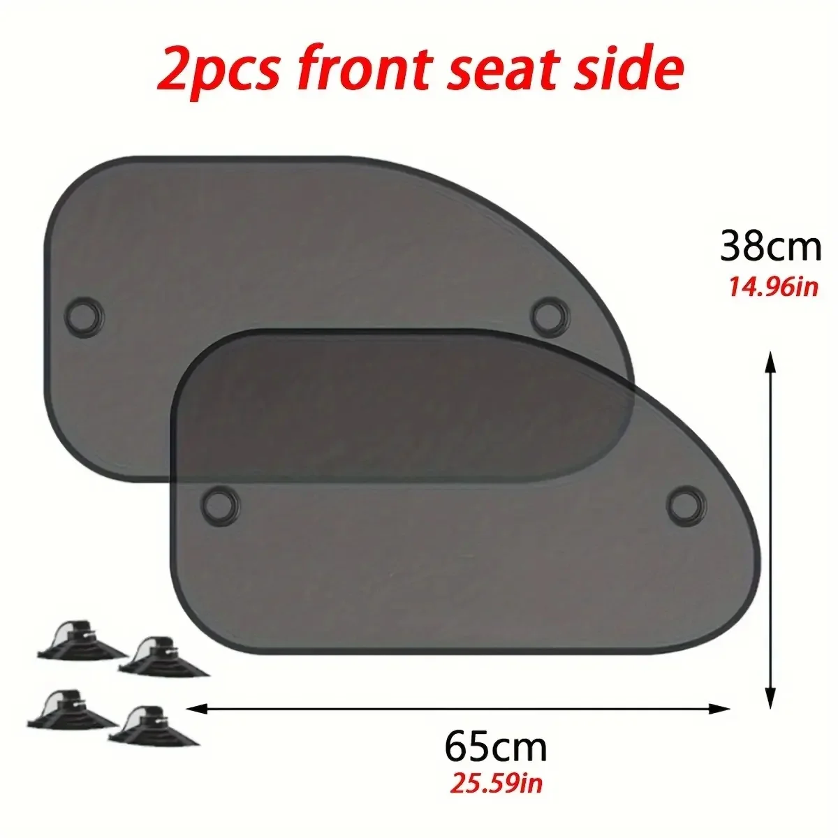 

4pcs Car Window Sunshade Adsorption Window Panels Sunscreen Heat Insulation Anti-Mosquito Car Side Window Protection Cover