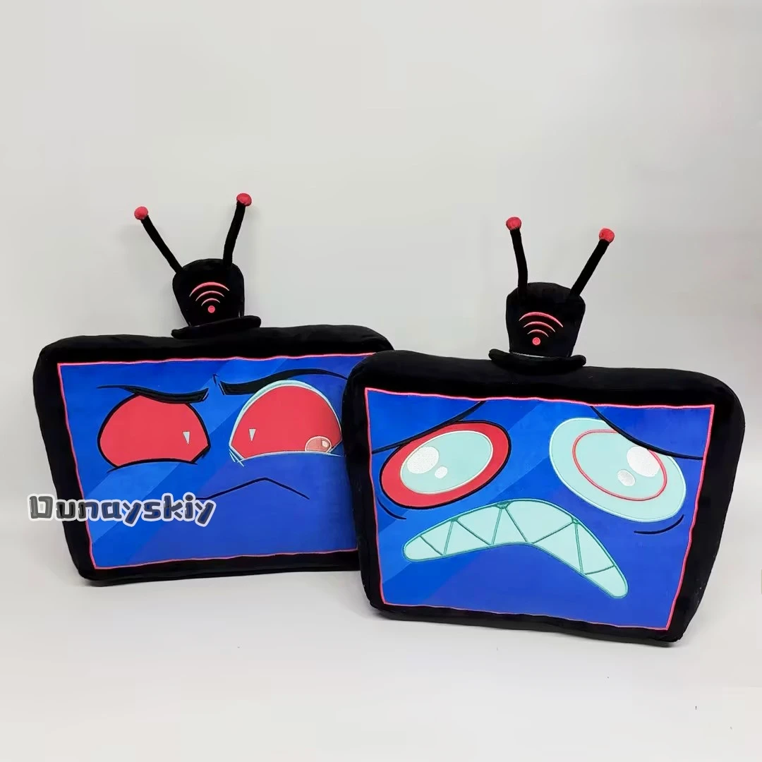 2026 Vox TV Head Cosplay Costumes Plush Pillow Props aBcNNI@ 45cm Vox TV Head Role-playing Cute Decoration Halloween Disguise - view 3