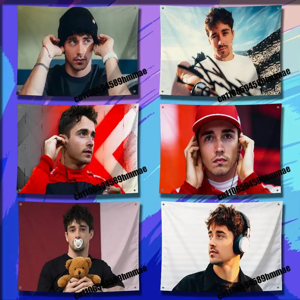 

For C-Charles Leclerc Flag 50*70cm 60*90cm 80*120cm 100*150cm 150*200cm Camp Wall Banner Tapestry Cover