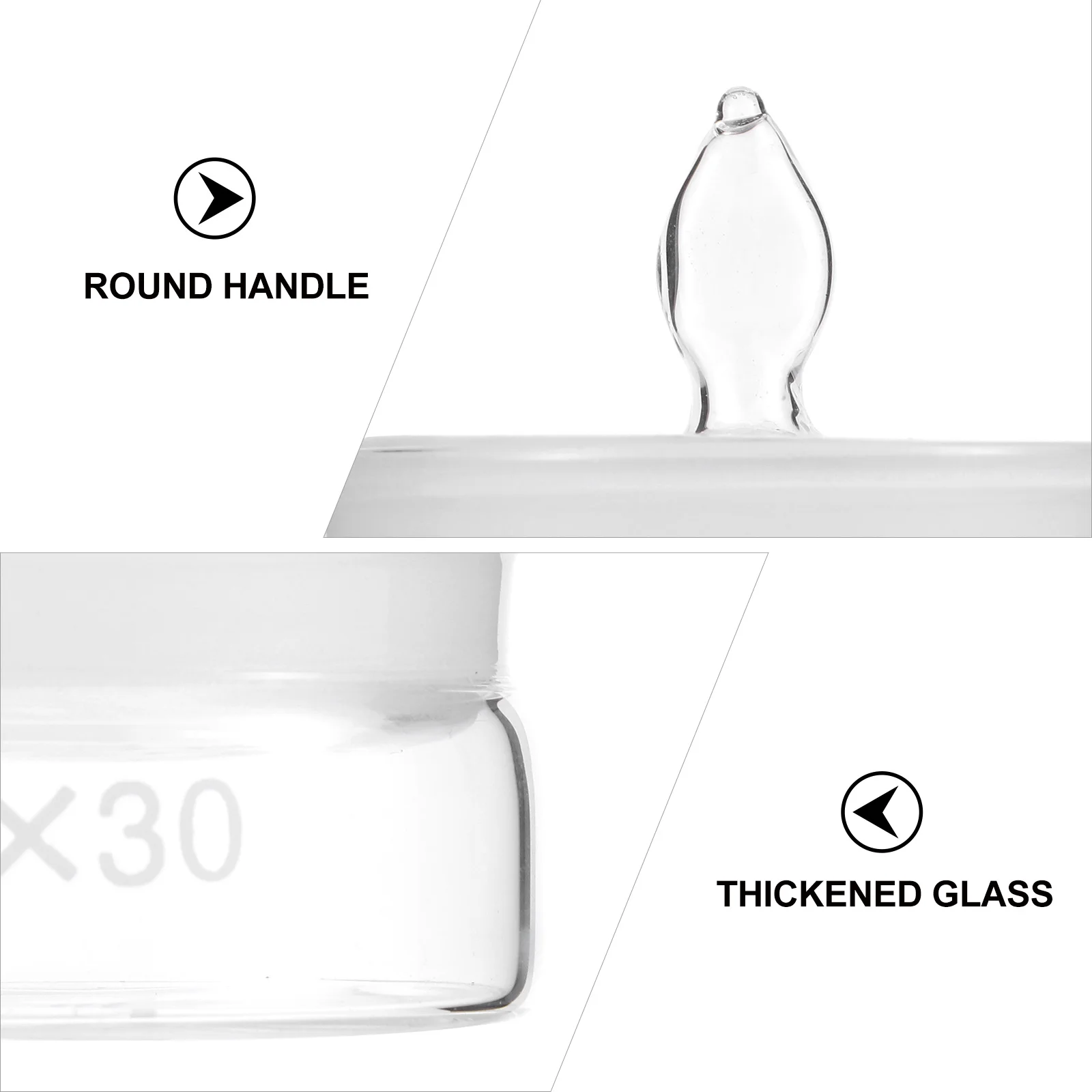 

1Pcs Laboratory Glass Weighing Bottle Flat Low Form Specific Gravity Bottle Sealed Container Accurate Sample Use