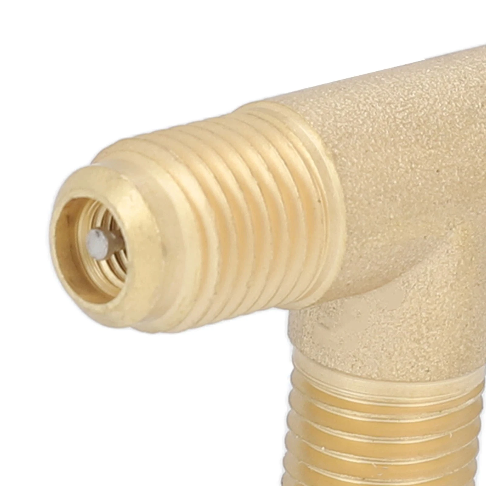A/C Quick Coupler Valves Core Tee Adapter 1/4 Inch SAE Brass Replacement For R22 R12 R134 Valves Core Tee Adapter