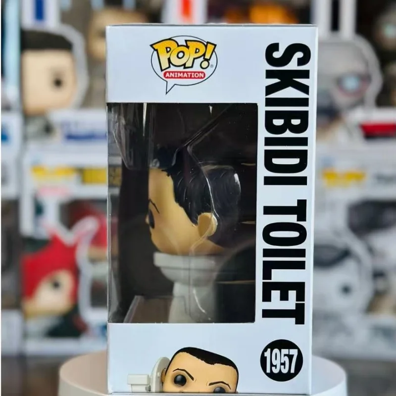 

Оригинальная экшн-кукла Funko Pop Skibidi для туалета, модель куклы 1956 1957000, виниловые куклы, ограниченная серия, коллекционная праздничная подарочная игрушка