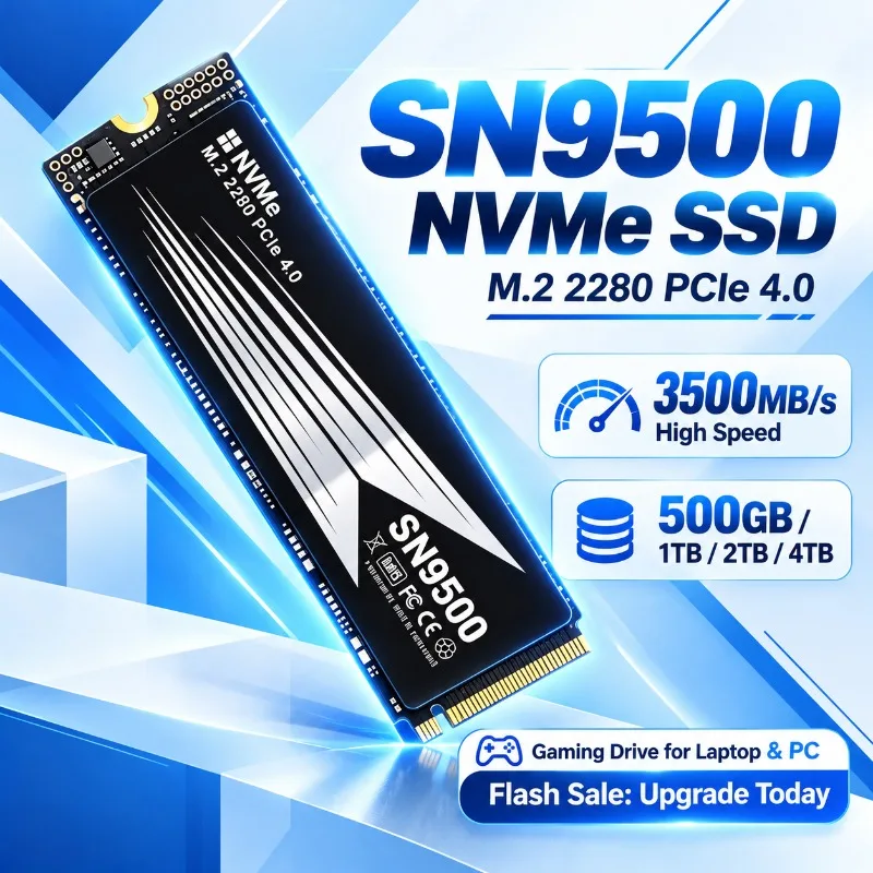 SN9500 SSD M.2 NVMe High Speed Internal Solid State Drive PCIe 4.0 Gaming Drive Works For Laptop PC Hard Disk