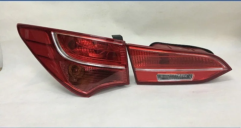 eOsuns rear light + brake light + turn signal rear bumper light reflector for Hyundai Santa fe IX45