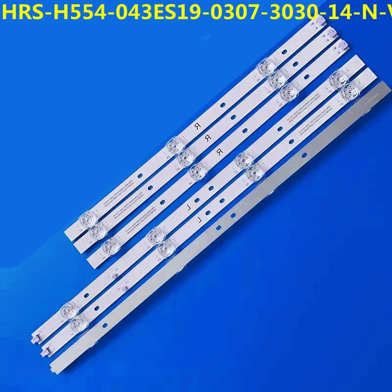 5Kit LED Backlight Strip for HRS-H554-043ES19-0307-3030-14-N-V0 AOC 43M3 43PFF6365 43PFS6825 43PFG6825 43PFG6825/78 43PFF6395/T3