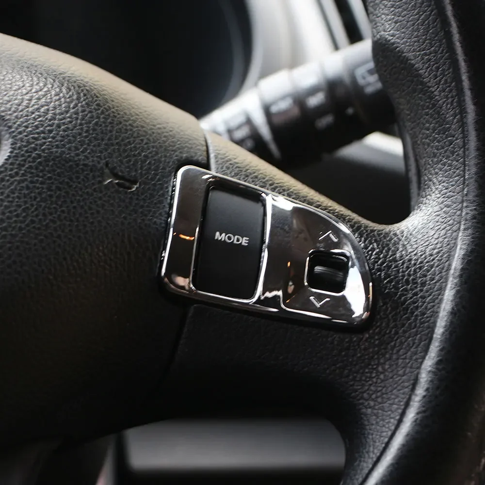 Steering Wheel Buttons Sequins Decoration Trim Sticker for KIA Sportage SL 2012 2013 2014 2015 Car Accessories