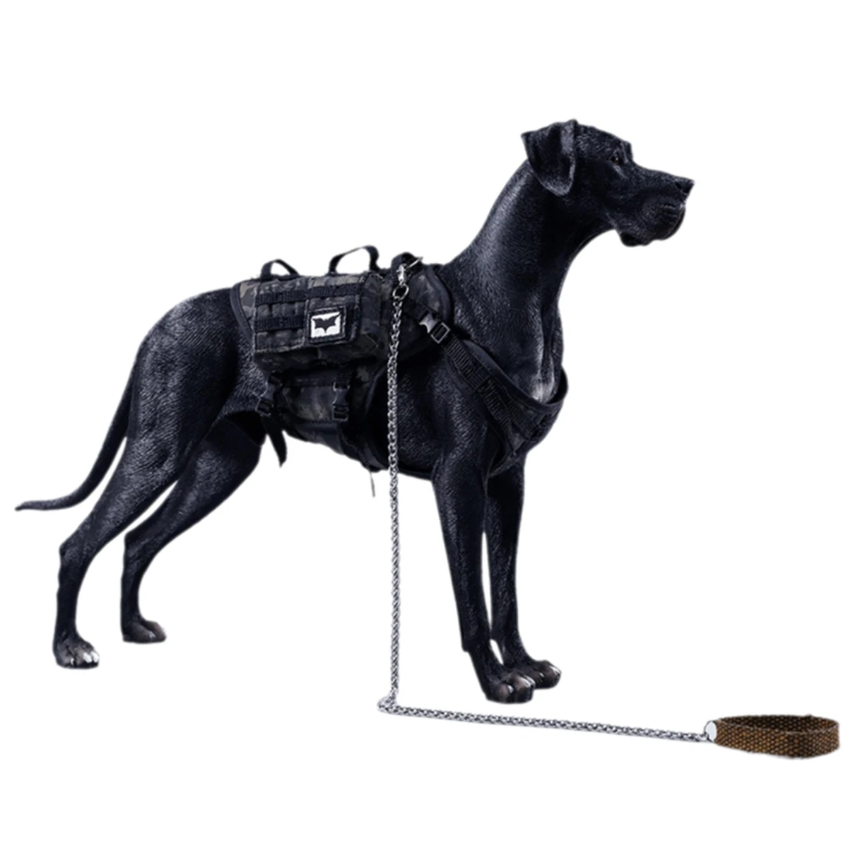 

HiPlay JXK Series Dog Figure, Great Dane, Expertly Hand-Painted, Lifelike 1:6 Scale Collectible Animal Figurine JXK237D