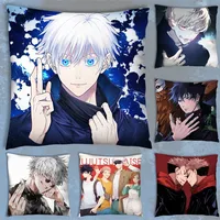 Jujutsu Kaisen Anime Itadori Yuji Kussenhoes Kussenslopen Satoru Gojo Sierkussensloop Voor Woondecoratie Sofa Auto Birthday Gift