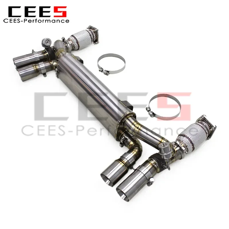 

Stainless Steel CEES Exhaust Muffler System - Catted Downpipe for Porsche 911 996 TURBO 3.6 (1997 - 2005)