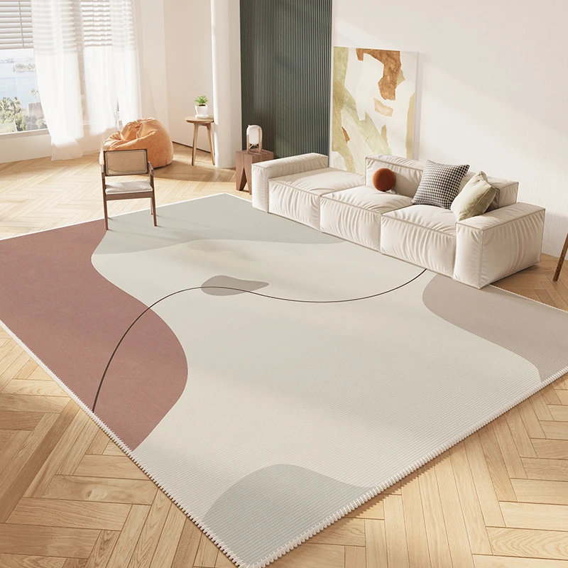 Home Large Area Living Room Rugs Simple Balcony Non-slip Carpets Bedroom Decoration Bedside Carpet Cloakroom Dressing Table Rug