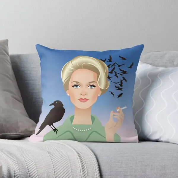 Tippi  Printing Throw Pillow Cover Fashion Fashion Throw Home Decor Bedroom Car Waist Cushion Pillows not include One Side