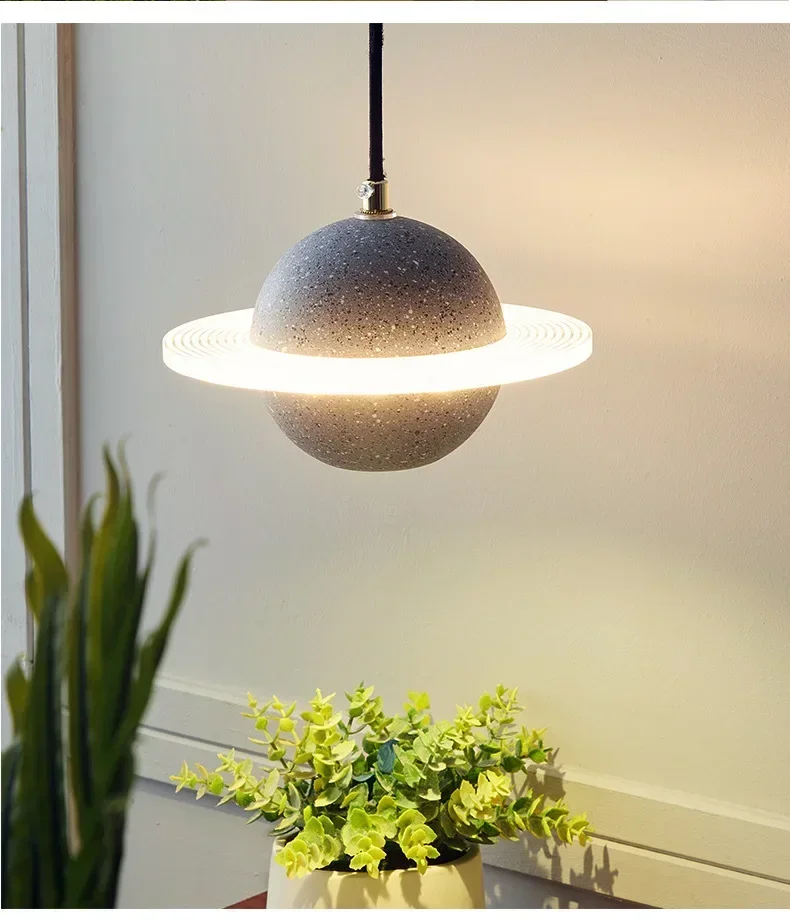 

ERNordic Planet Small Chandelier Post-Modern Creative Personality Restaurant Bar Resin Chandelier Bedroom Bedside Lamp Wholesale