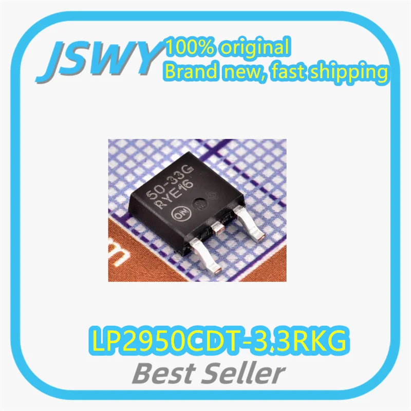 

(10/50 pieces) LP2950CDT-3.3RKG LP2950 Silkscreen 50-33G TO252 Voltage Regulator Authentic In Stock Fast Shipping