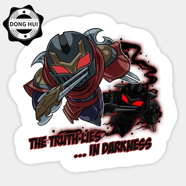 LOL سيارة ملصق الظل ماستر زيد الجلد الجدار ملصق الترابية دراجة نارية الثلاجة خوذة الكمبيوتر المحمول سكيت القدح صائق #3