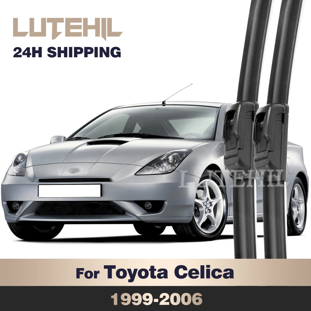 

LUTEHIL Wiper For Toyota Celica T230 1999-2006 2000 2001 Wiper Front Wiper Blades Windshield Windscreen Window Brush 26"+16"