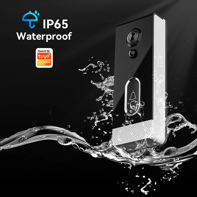 Tuya Video Türklingel Kamera Wasserdichte Outdoor Wireless Tür Glocke Smart Leben Sicherheit Schutz Intercom für Alexa Google Hause
