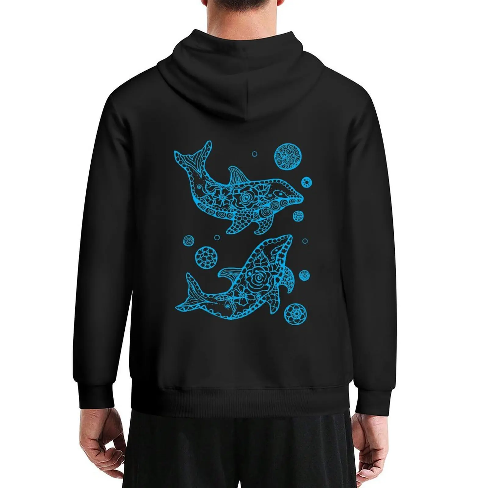 

Dolphin Blue Hoodie men's autumn clothes autumn men's coat autumn clothes new in hoodies & sweatshirts